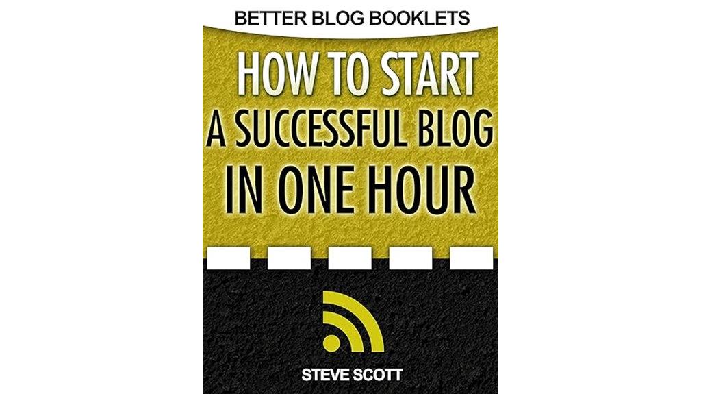 start blogging in one hour