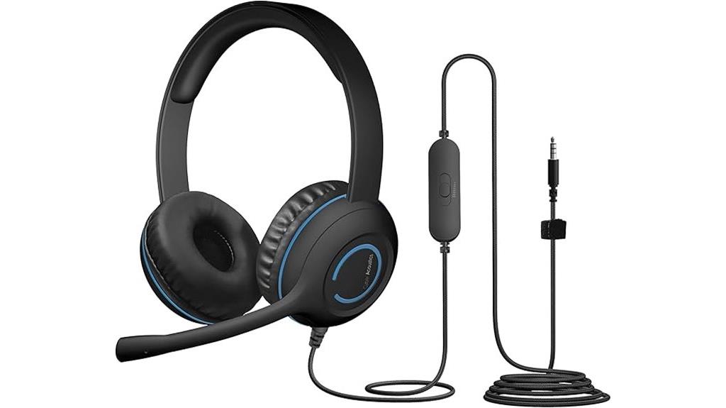 stereo headset with noise canceling