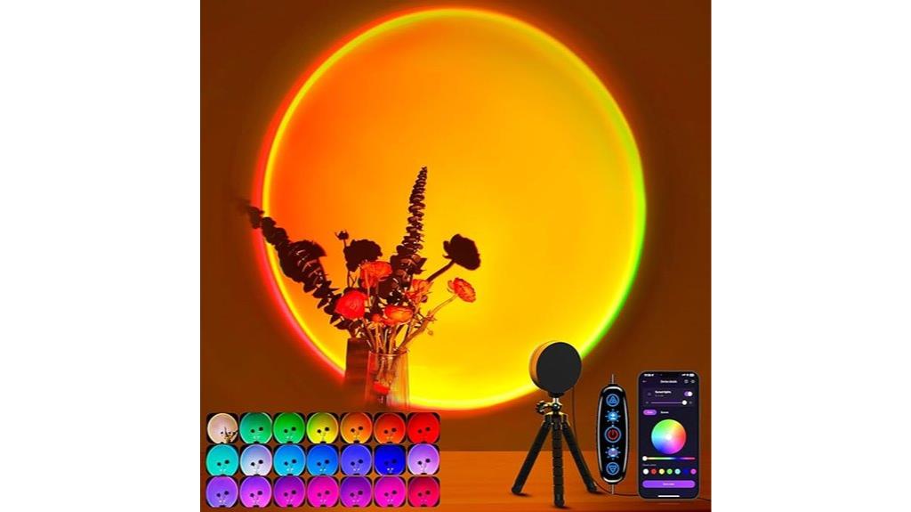 sunset lamp with app