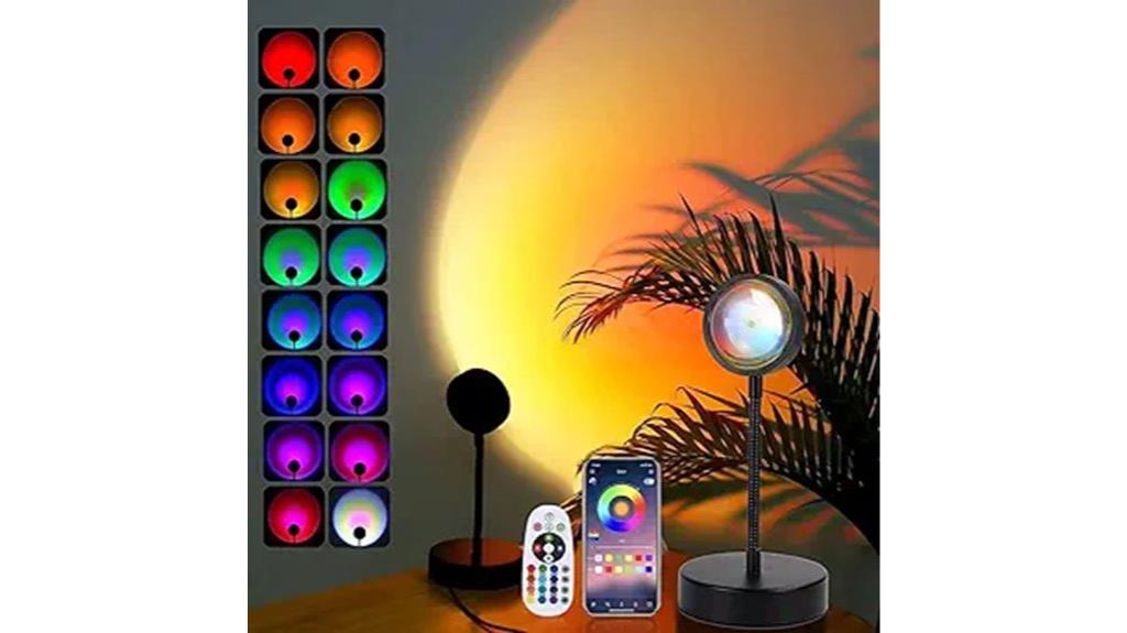 sunset led night light