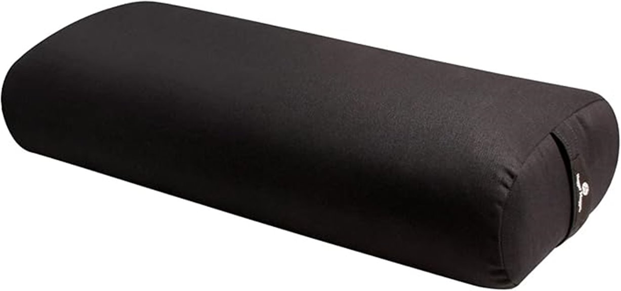 supportive handmade yoga bolster