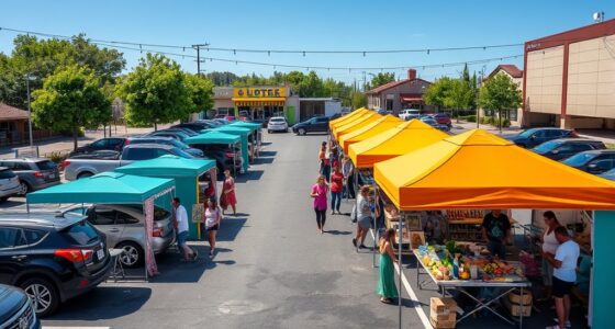 temporary outdoor retail events