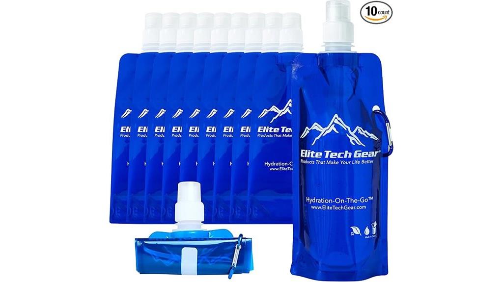 ten bpa free water bottles