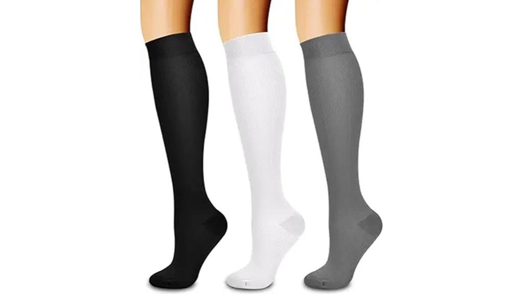 three pack compression socks