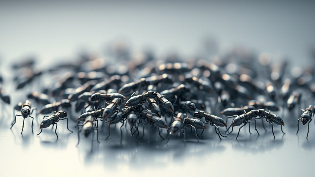 tiny robots working together