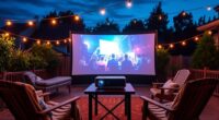 top backyard movie projectors