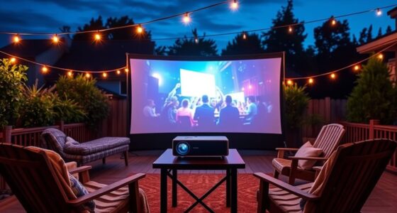 top backyard movie projectors