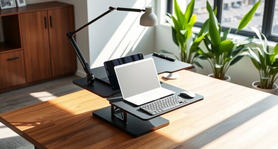 top ergonomic desk converters