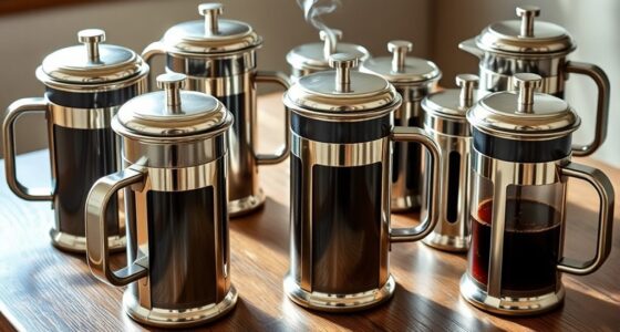 top stainless steel french presses