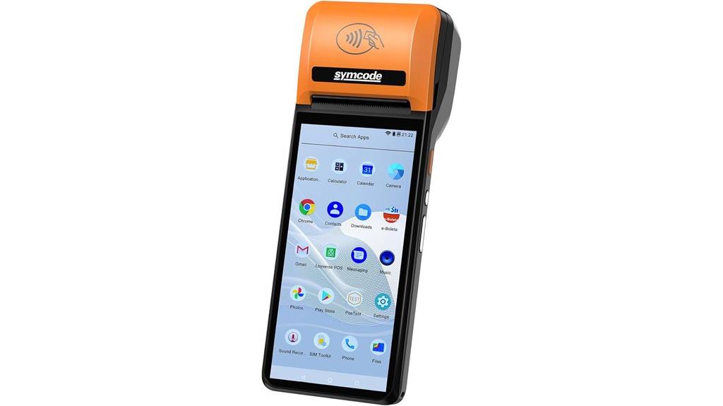 touchscreen pda printer connectivity