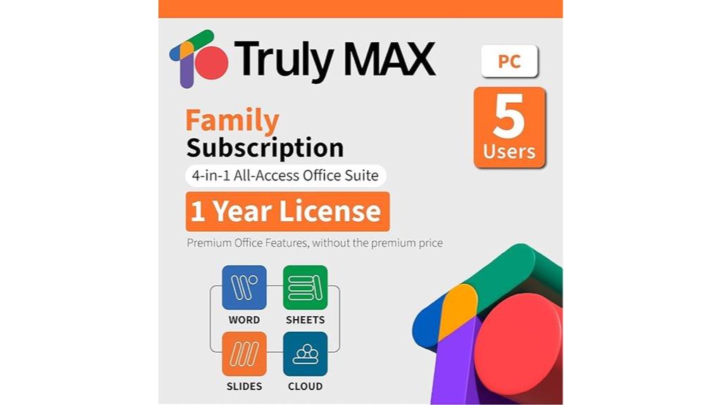 trulyoffice max family license