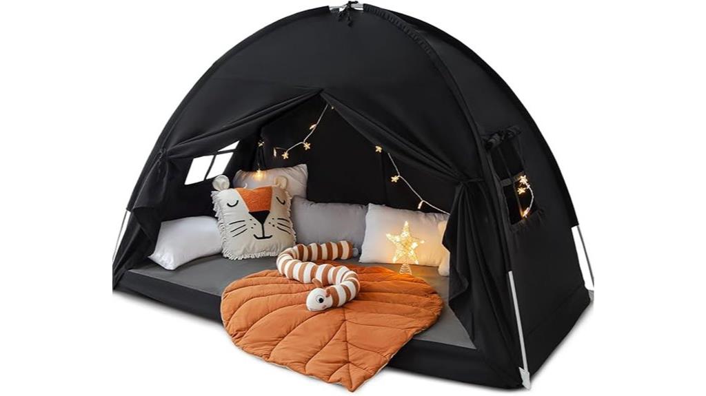 twin bed canopy tent