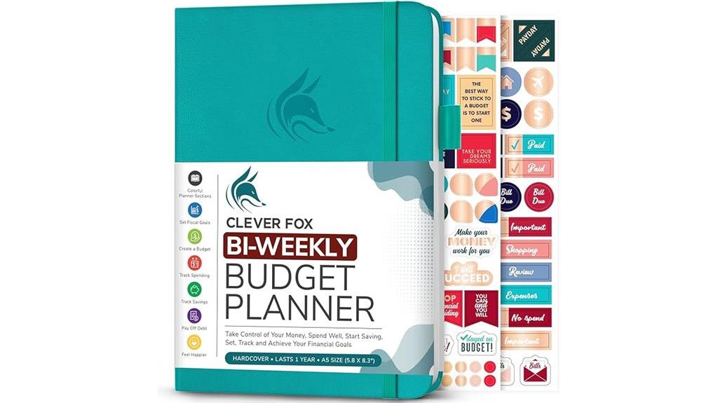 undated budget planner book