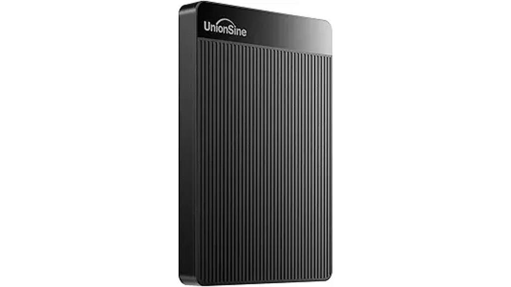 unionsine 500gb portable drive