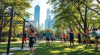 urban fitness parks growth