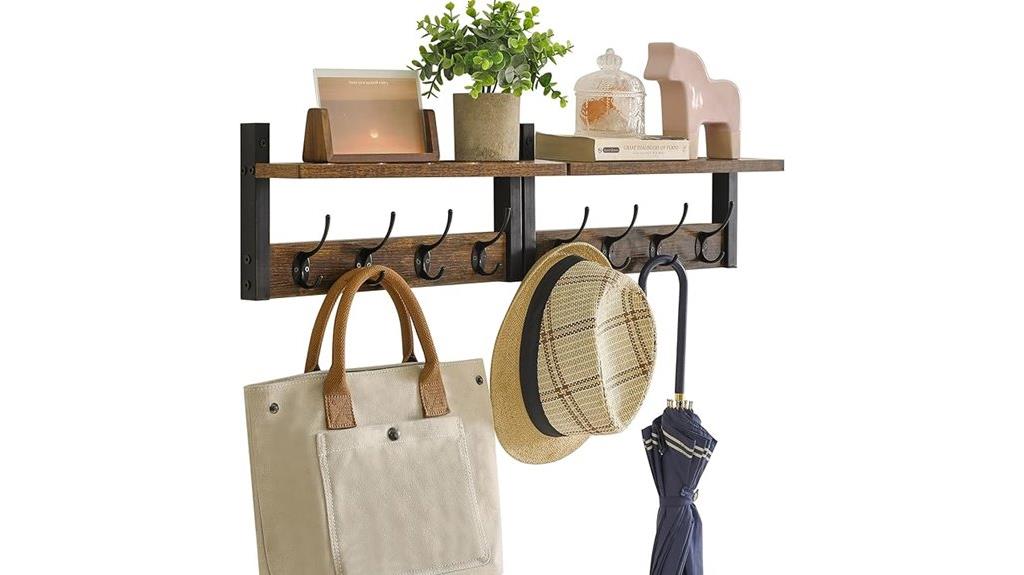 wall mounted coat rack
