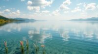 water s calming effect on brain