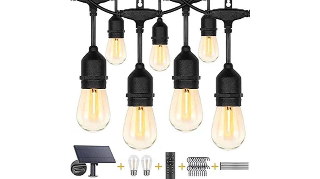 waterproof 100ft solar lights