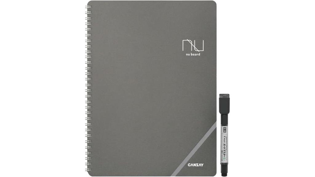 whiteboard notebook a4 size