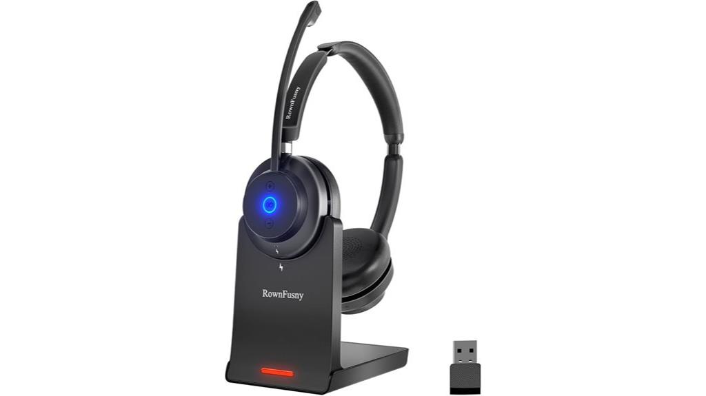 wireless bluetooth headset with mic
