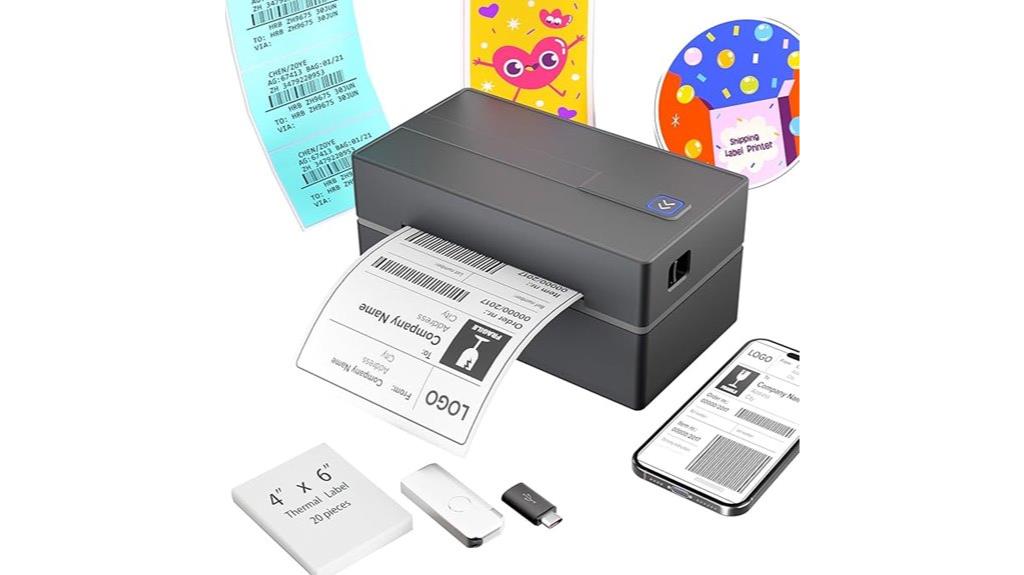 wireless bluetooth label printer
