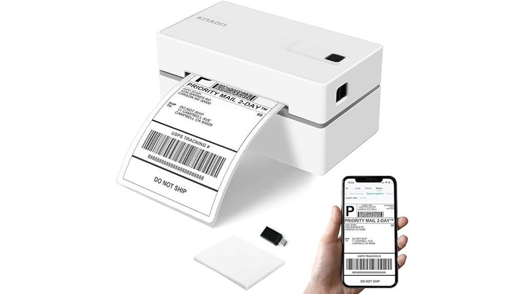 wireless bluetooth shipping printer