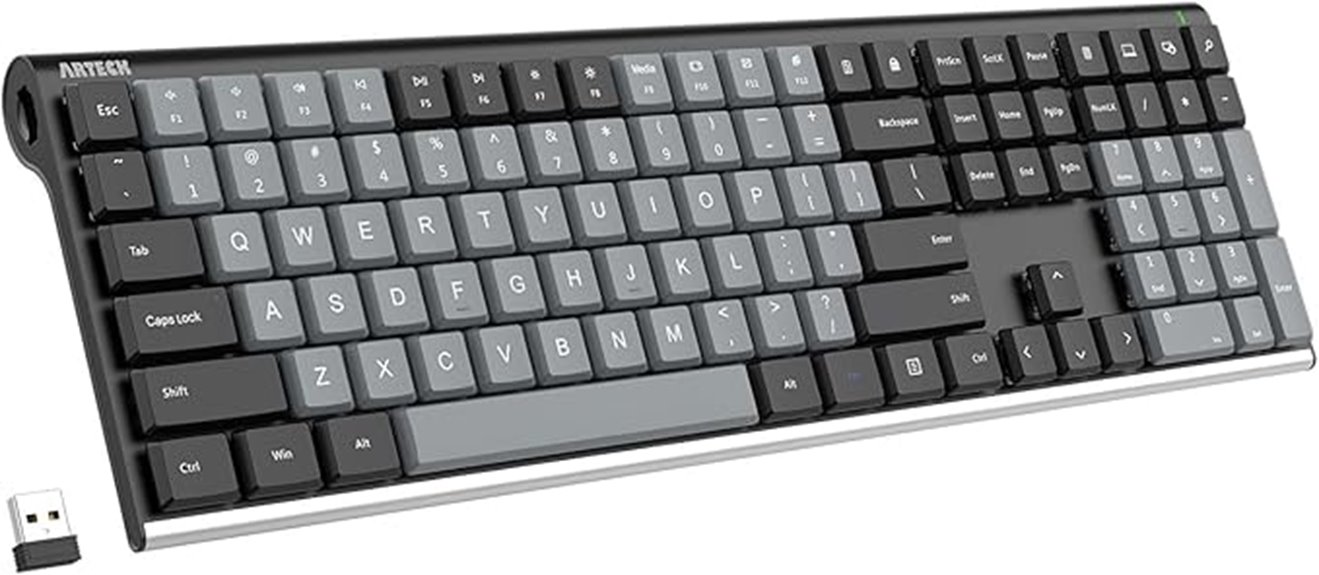 wireless brown switch keyboard
