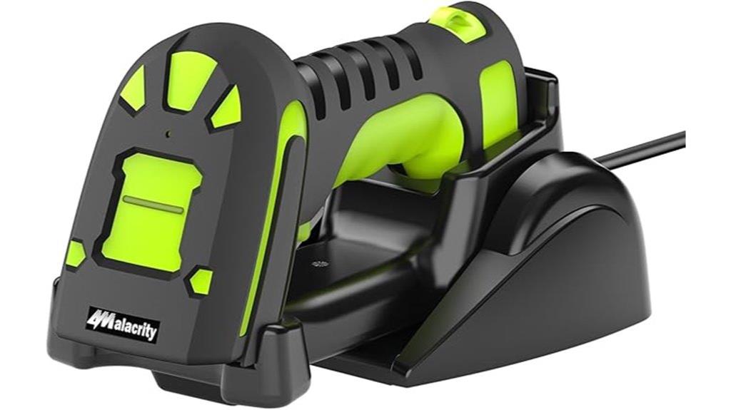 wireless charging barcode scanner
