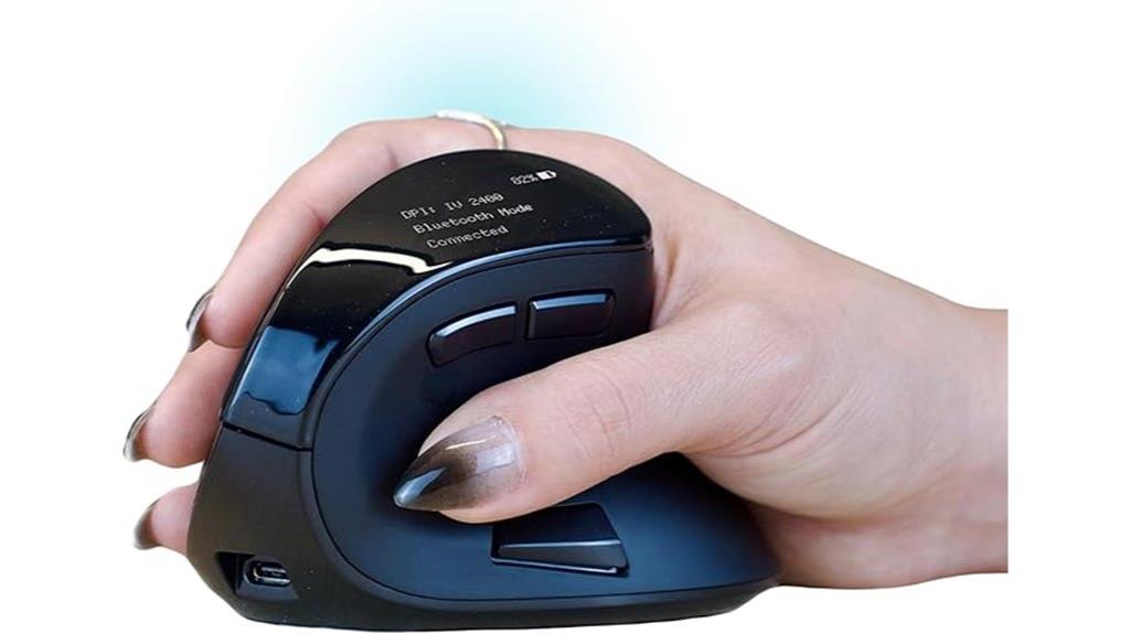 wireless ergonomic vertical mouse