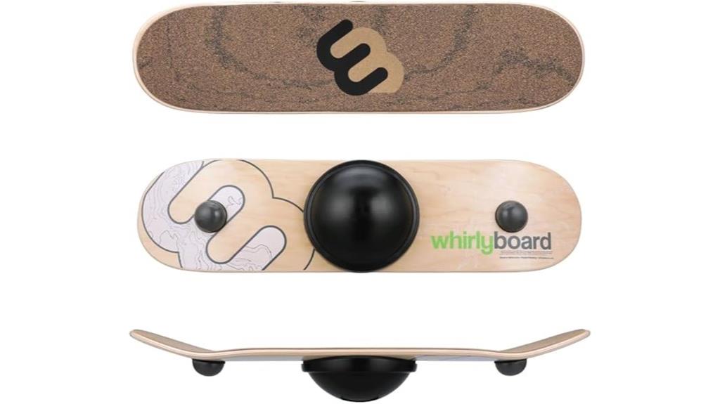 wooden balance agility board