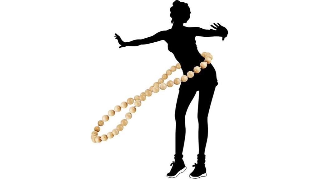 wooden hula exercise hoop