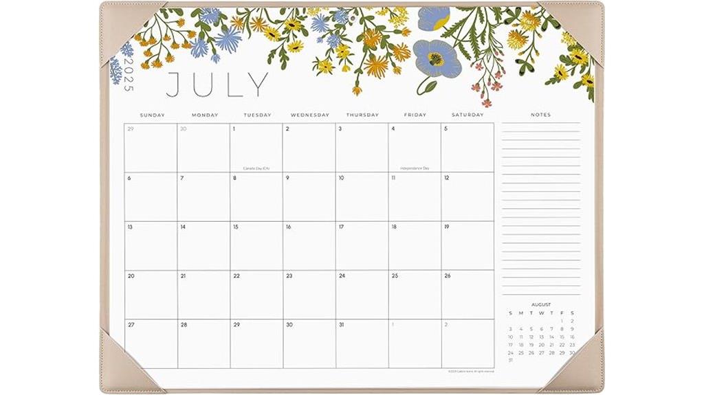 2025 2026 desk calendar