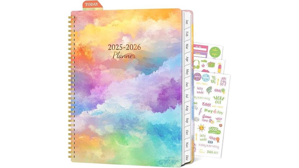 2025 2026 spiral hardcover planner