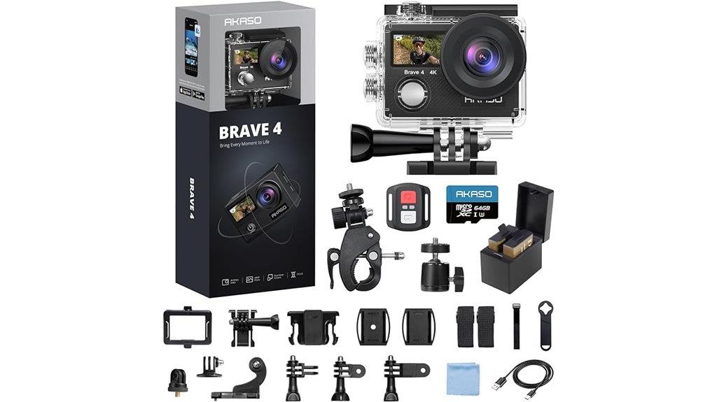 4k action camera kit