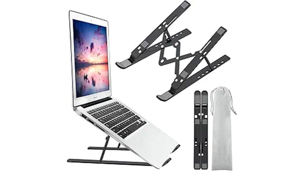 adjustable aluminum laptop stand
