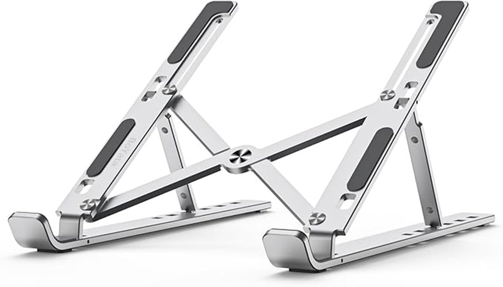 adjustable aluminum laptop stand