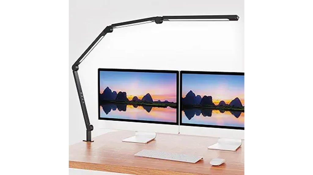 adjustable clamp desk lamp