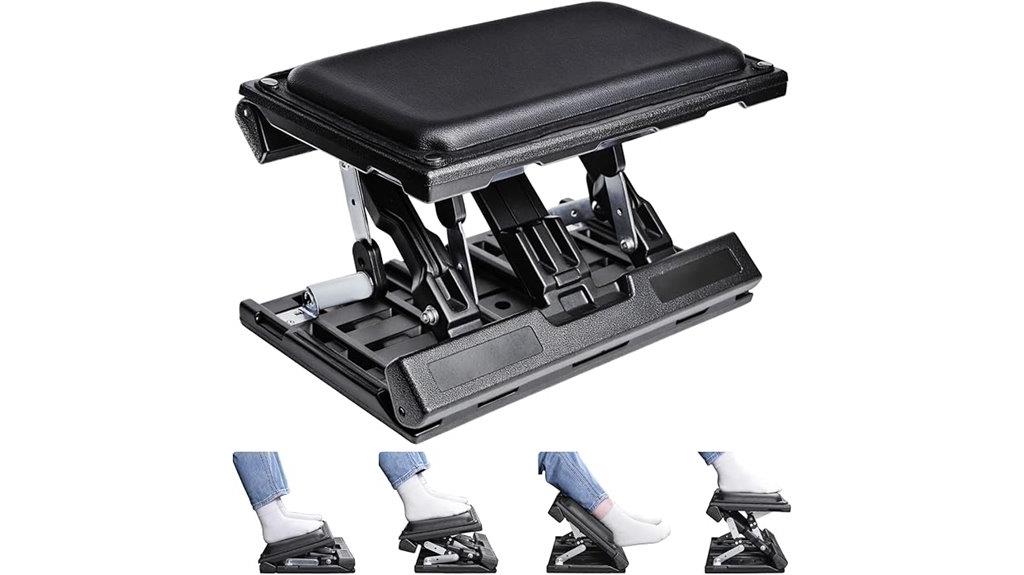 adjustable desk foot rest