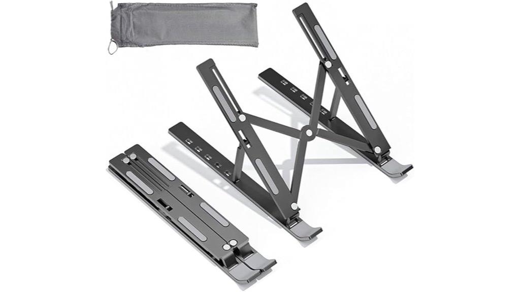 adjustable foldable laptop stand