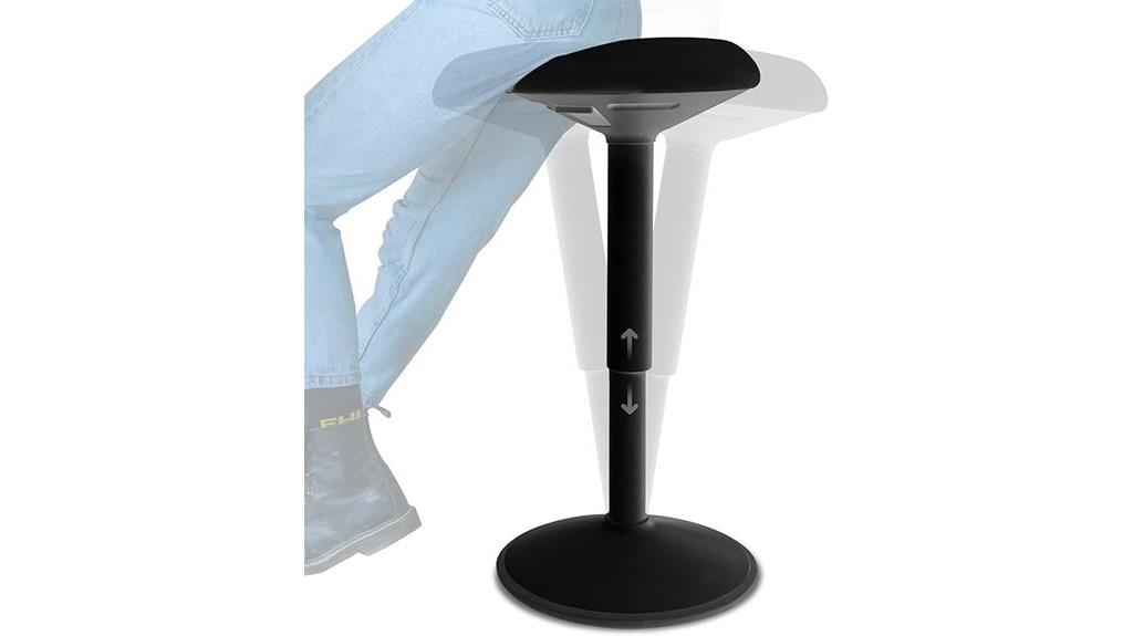 adjustable standing stool chair