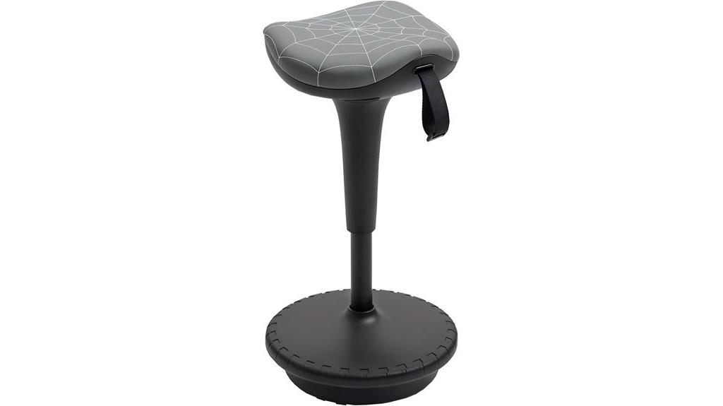 adjustable swivel wobble stool