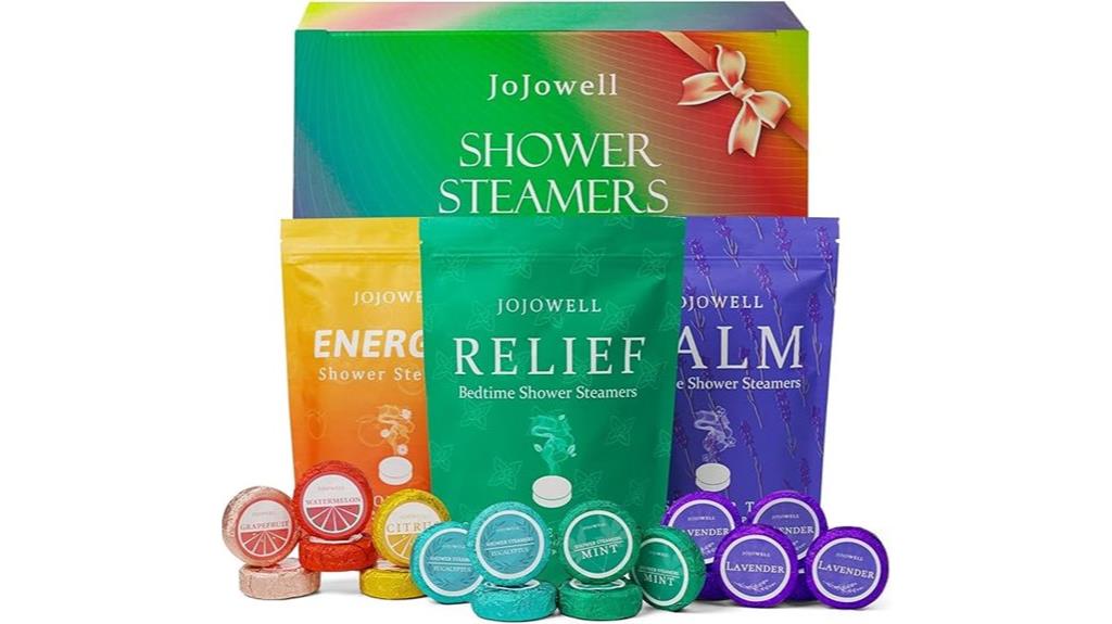 aromatherapy shower steamers pack