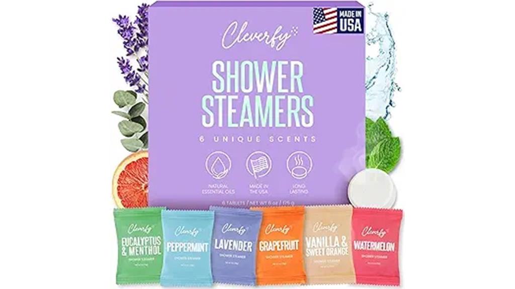 aromatherapy shower steamers pack
