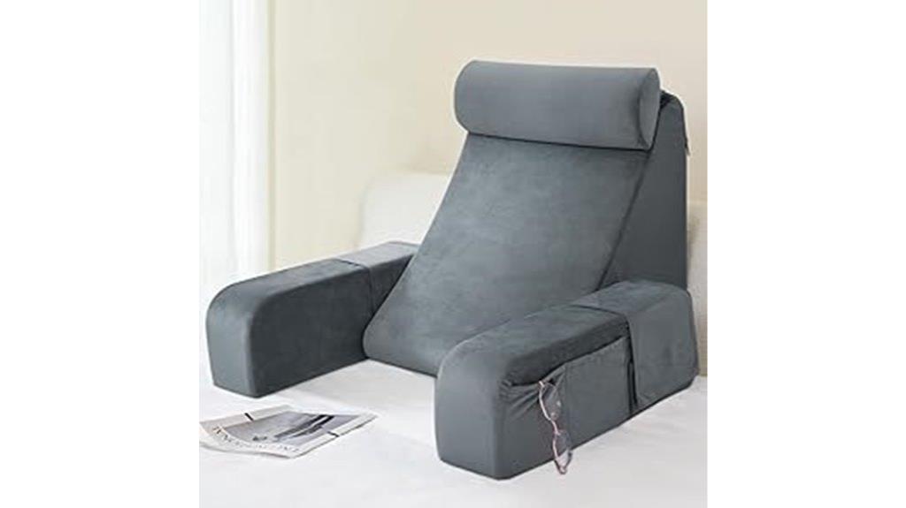 bed sitting back cushion