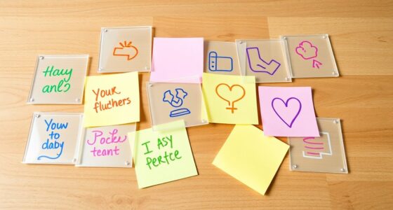 clear stylish transparent notes