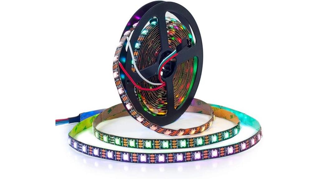 colorful chasing led strip