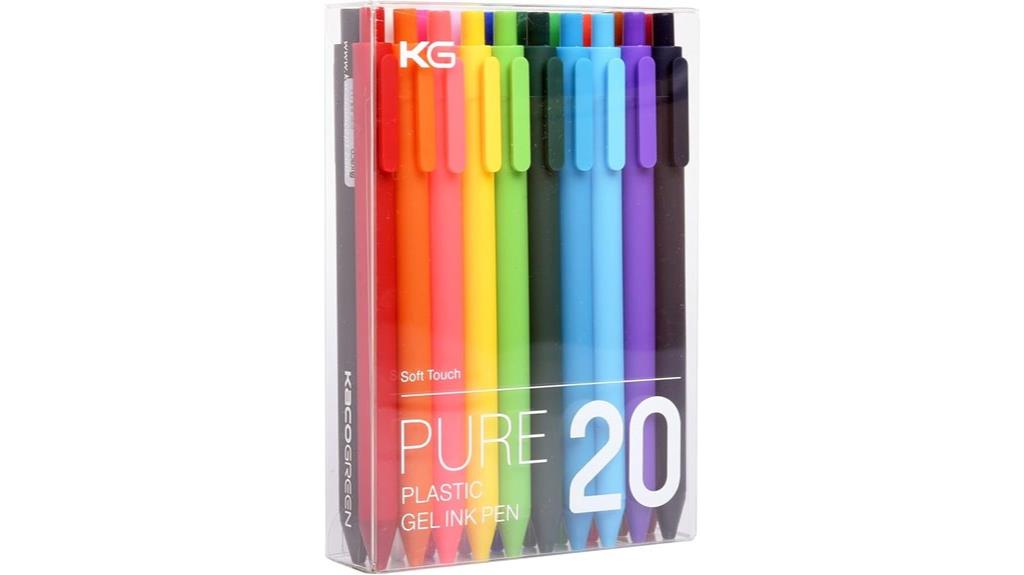 colorful gel pen set