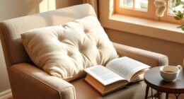 cozy reading pillows with support