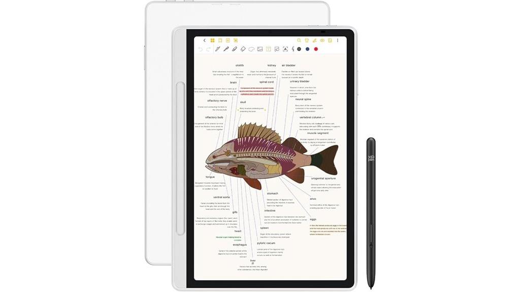 digital notebook with accessories