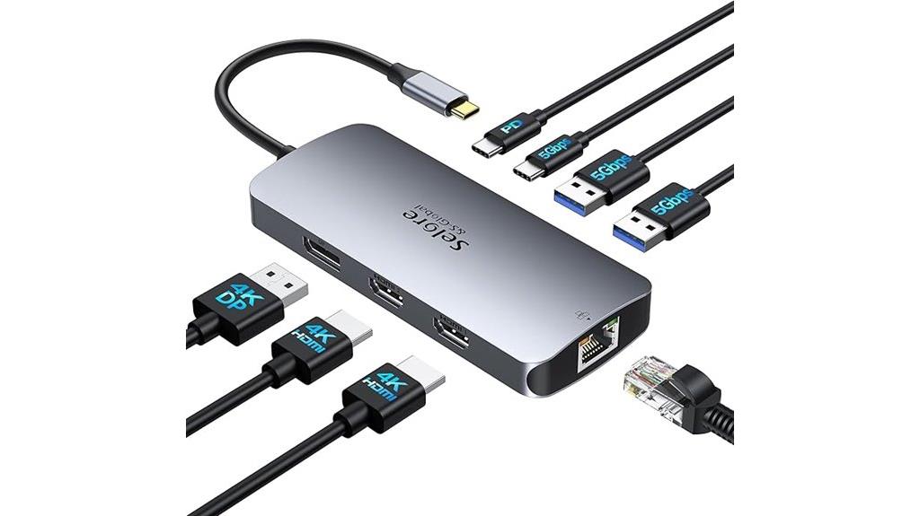 dual monitor 4k dock